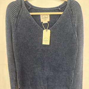 NWT Archy & Company by Cotton On Sweater • Muted Blue • Small